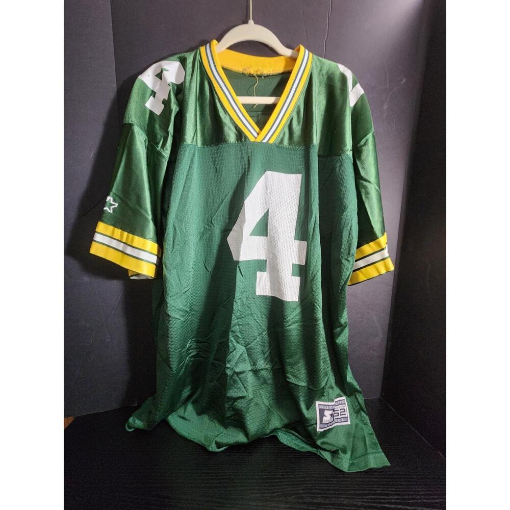 vintage Green Bay Packers Brett Favre Starter jersey size 52‎ SEE PICS DESCRIPT
